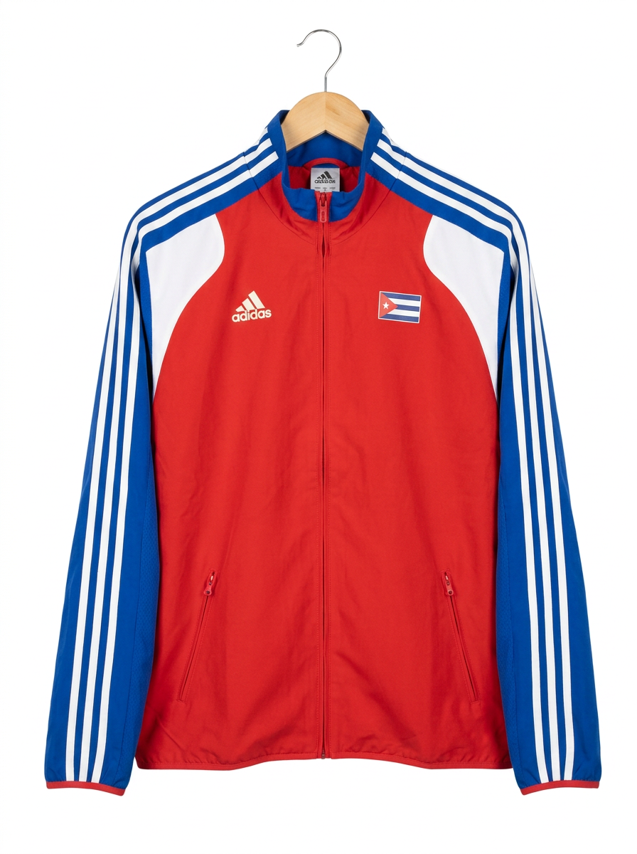 Size L — Vintage Adidas Cuba Atletismo Track Jacket 2009–2011
