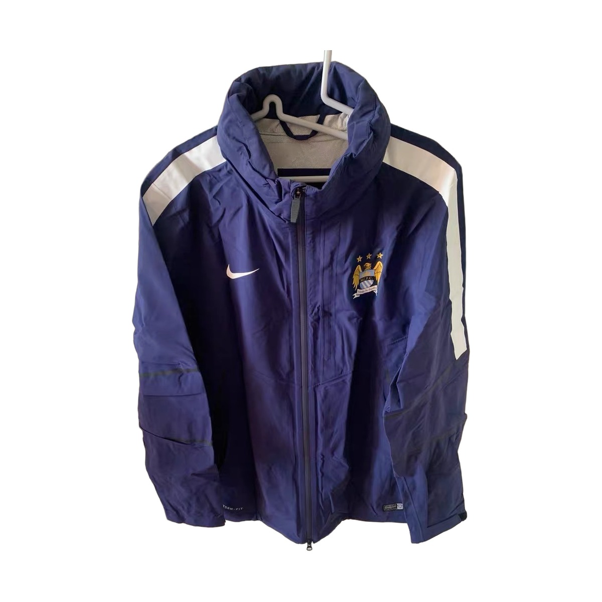 Size L — 2014–15 Nike Manchester City Storm-FIT Training Jacket Navy