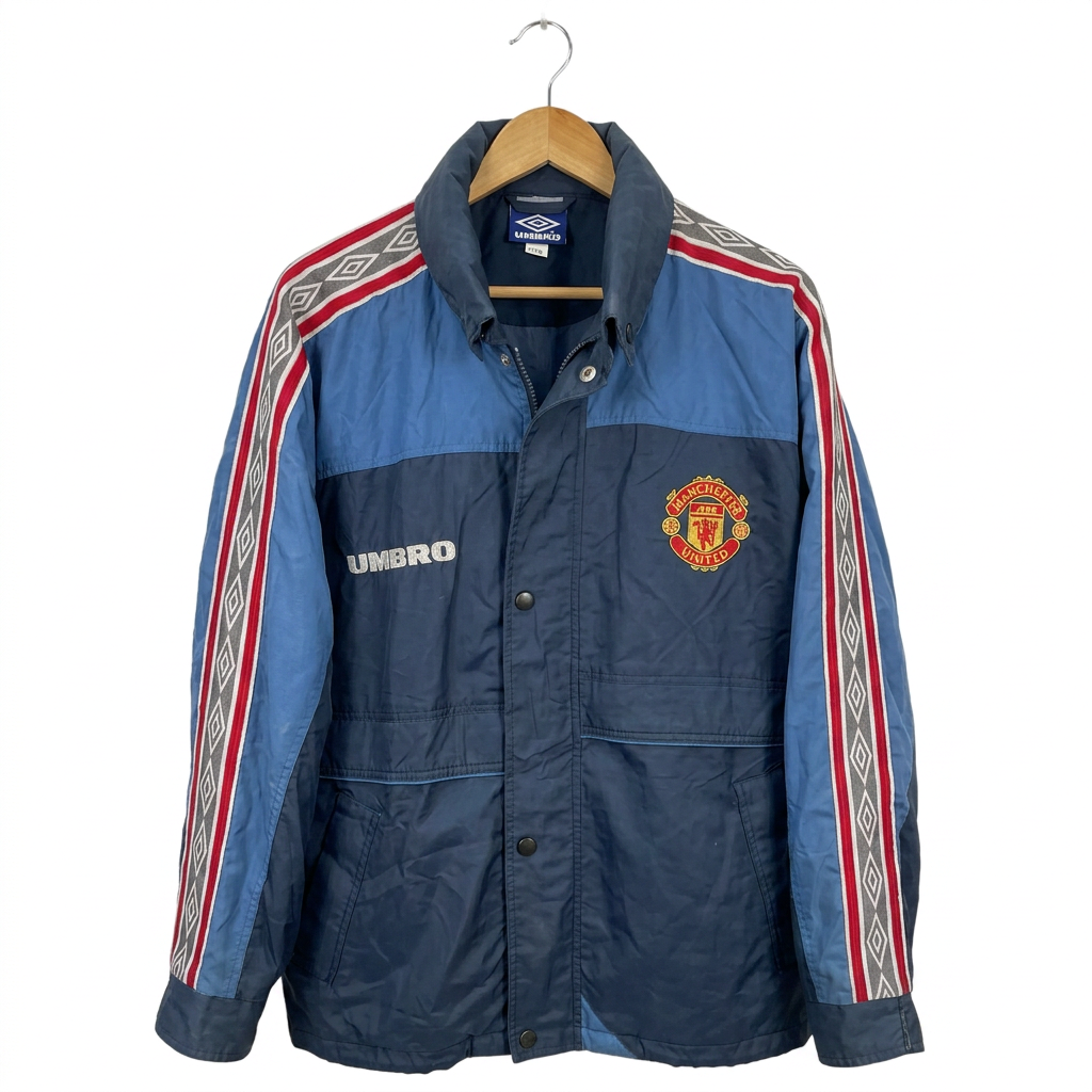 Size M — Vintage 1998–2000 Umbro Manchester United Bench Coat