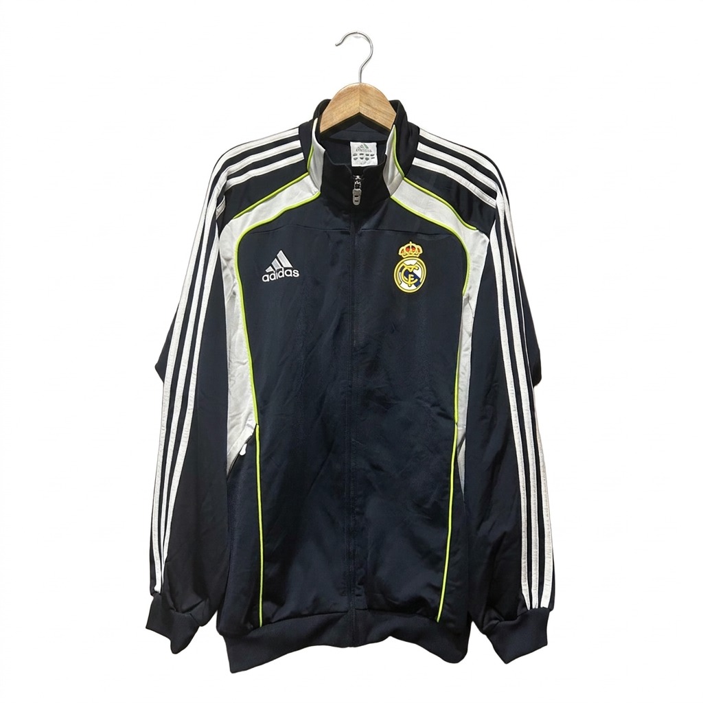 Size XL — 2011–12 Adidas Real Madrid Training Track Jacket Navy Full Zip