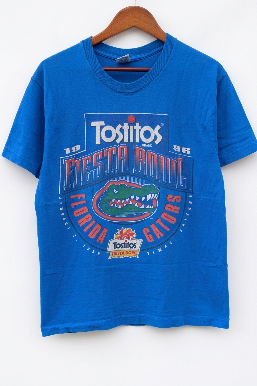Size M — Vintage 1995 Florida Gators Tostitos Fiesta Bowl USA Made T-Shirt