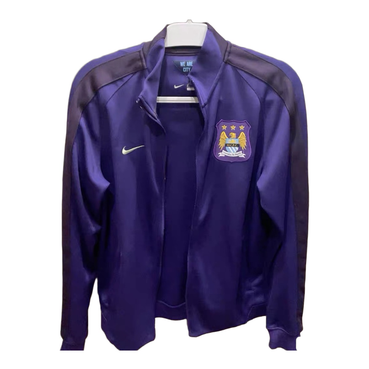 Size M — 2013–14 Nike Manchester City N98 Track Jacket Purple