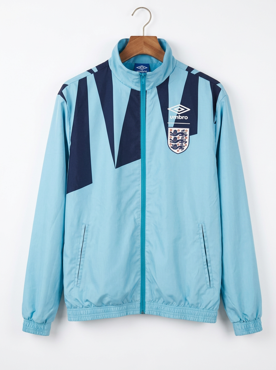 Size 2XL — Umbro England Track Jacket Sky Blue