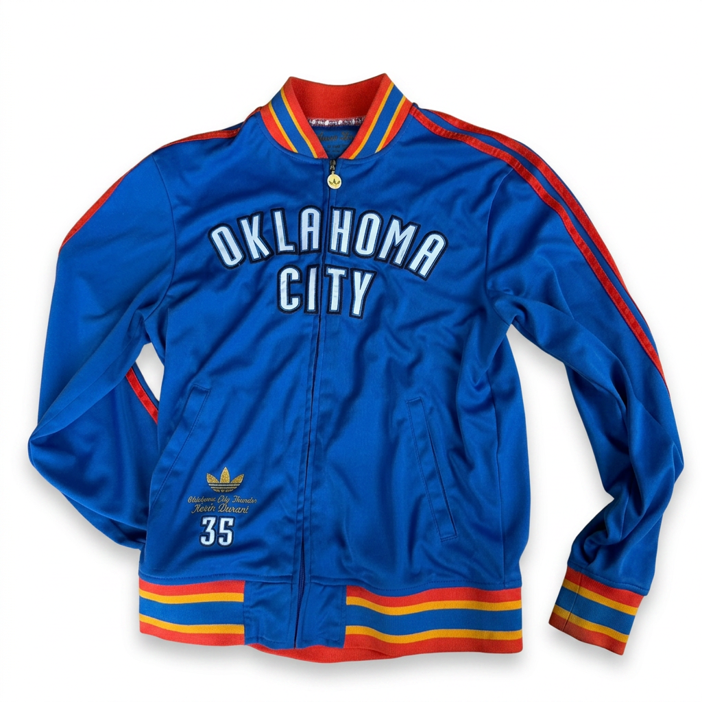 Kevin Durant #35 Oklahoma City Thunder Adidas Originals Track Jacket
