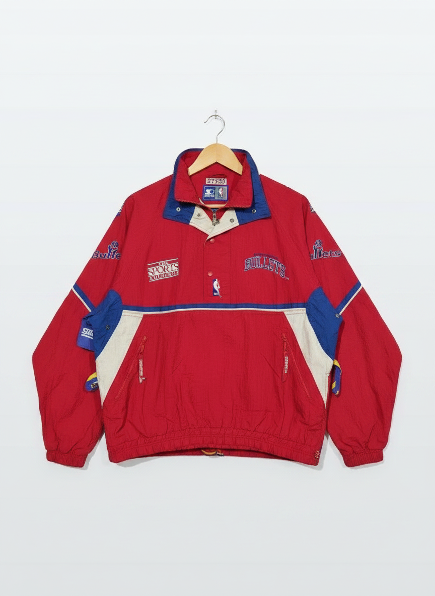 Vintage Washington Bullets Starter Pullover Jacket
