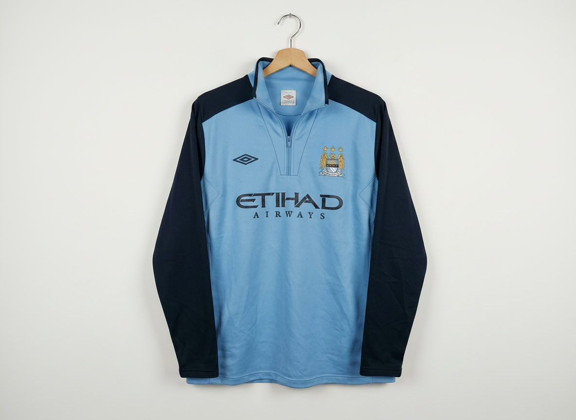 Manchester City Umbro Training Drill Top (2011–2012) (Size XL)