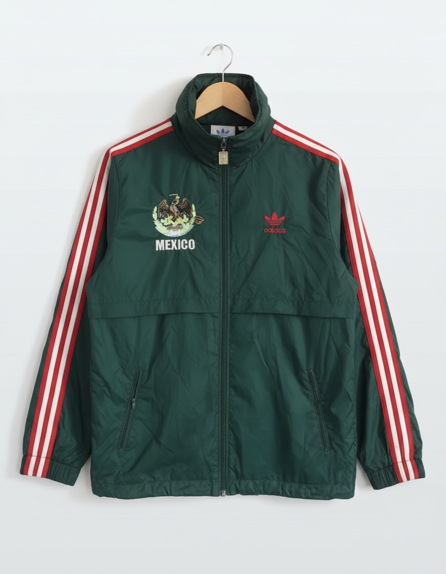 Vintage Adidas Originals Mexico National Team Windbreaker Jacket