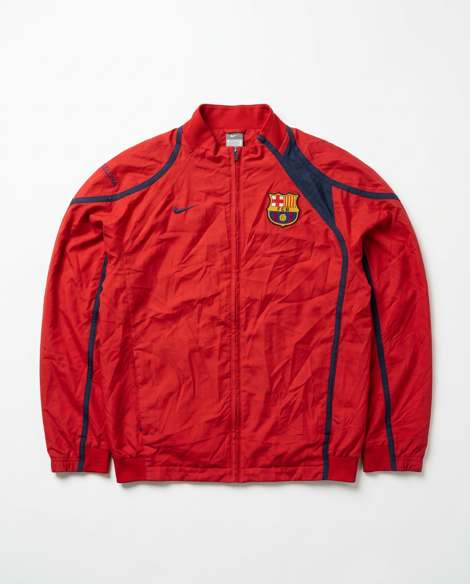 Size XL — Nike FC Barcelona Vintage Track Jacket (2002–2004)