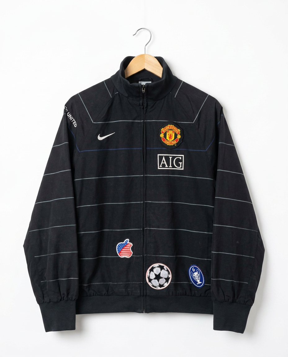 Vintage Nike Manchester United AIG Track Jacket (2007–2009)