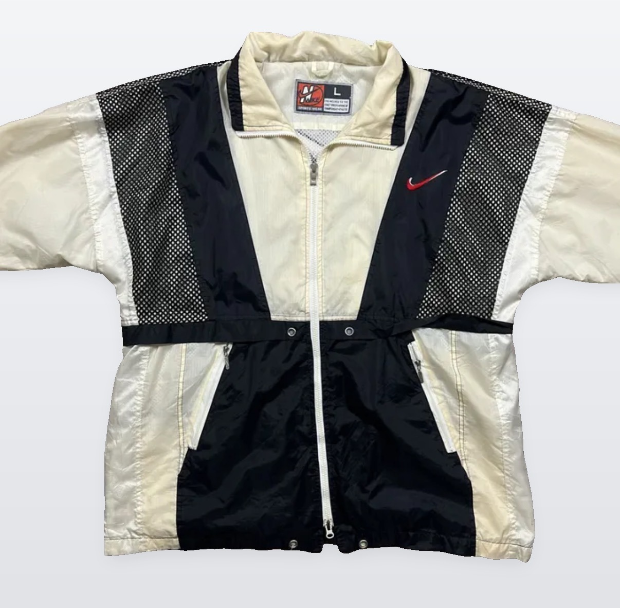 Vintage Nike Mesh Panel Windbreaker Jacket