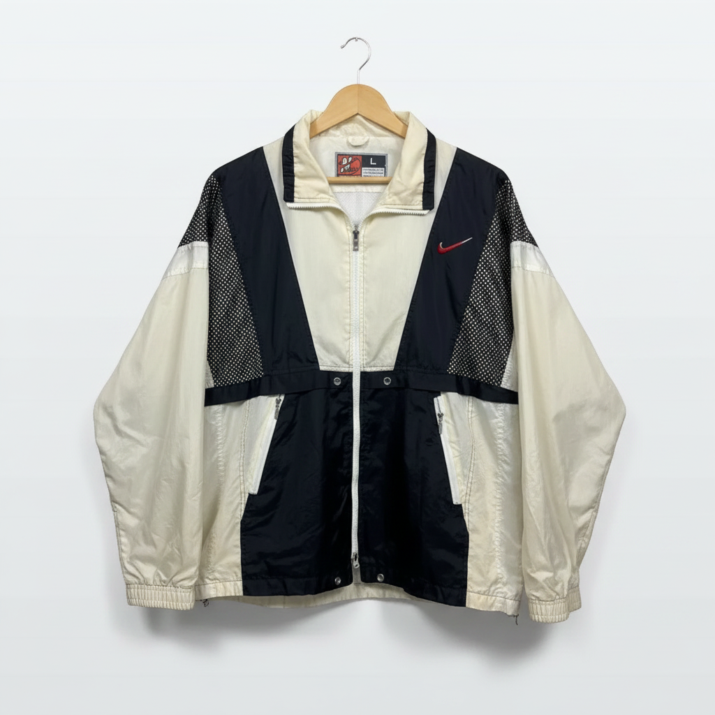 Vintage Nike Mesh Panel Windbreaker Jacket