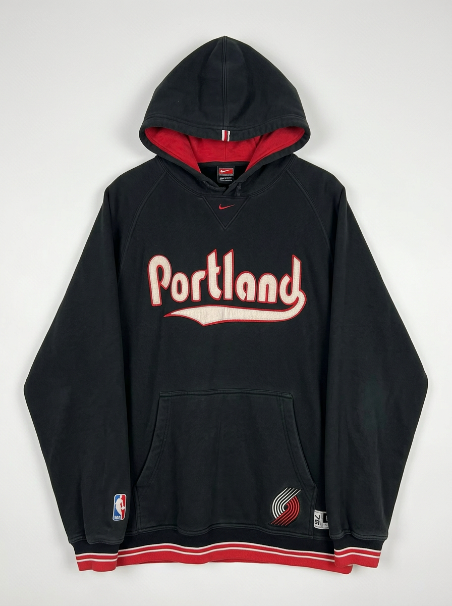 Size L — Vintage Nike NBA Portland Trail Blazers Hoodie