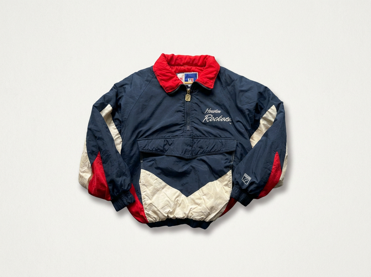 Size L — Vintage Houston Rockets Logo 7 Pullover Jacket