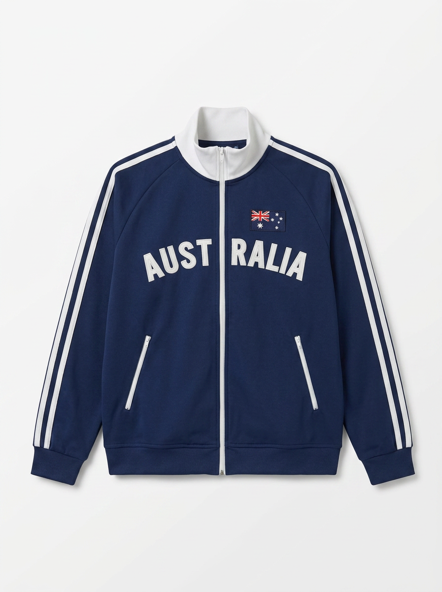 Size L — Vintage Samsons Australia Full Zip Track Jacket