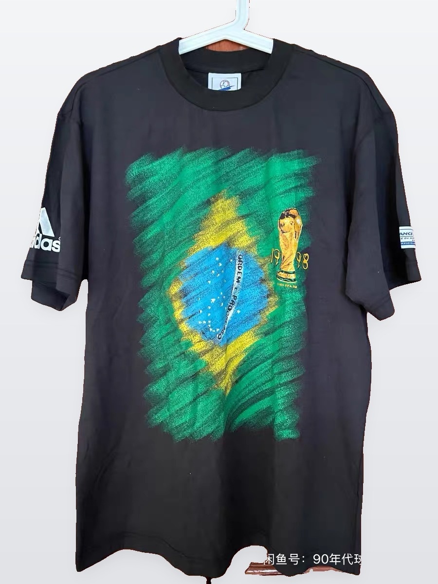 Adidas '98 France World Cup Brazil Tee