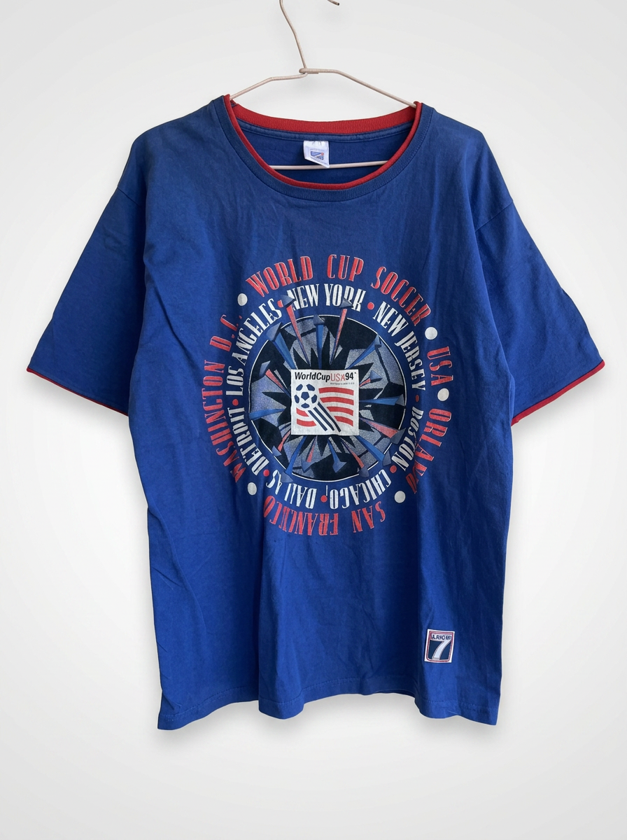 Size XL — Vintage 1994 FIFA World Cup USA Host Cities T-Shirt